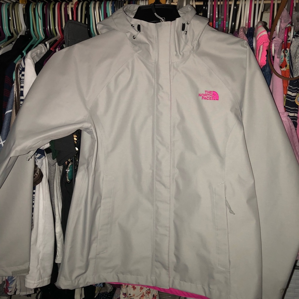 The North Face rain coat